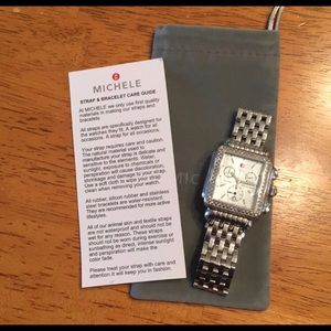 Michele Diamond Deco Watch